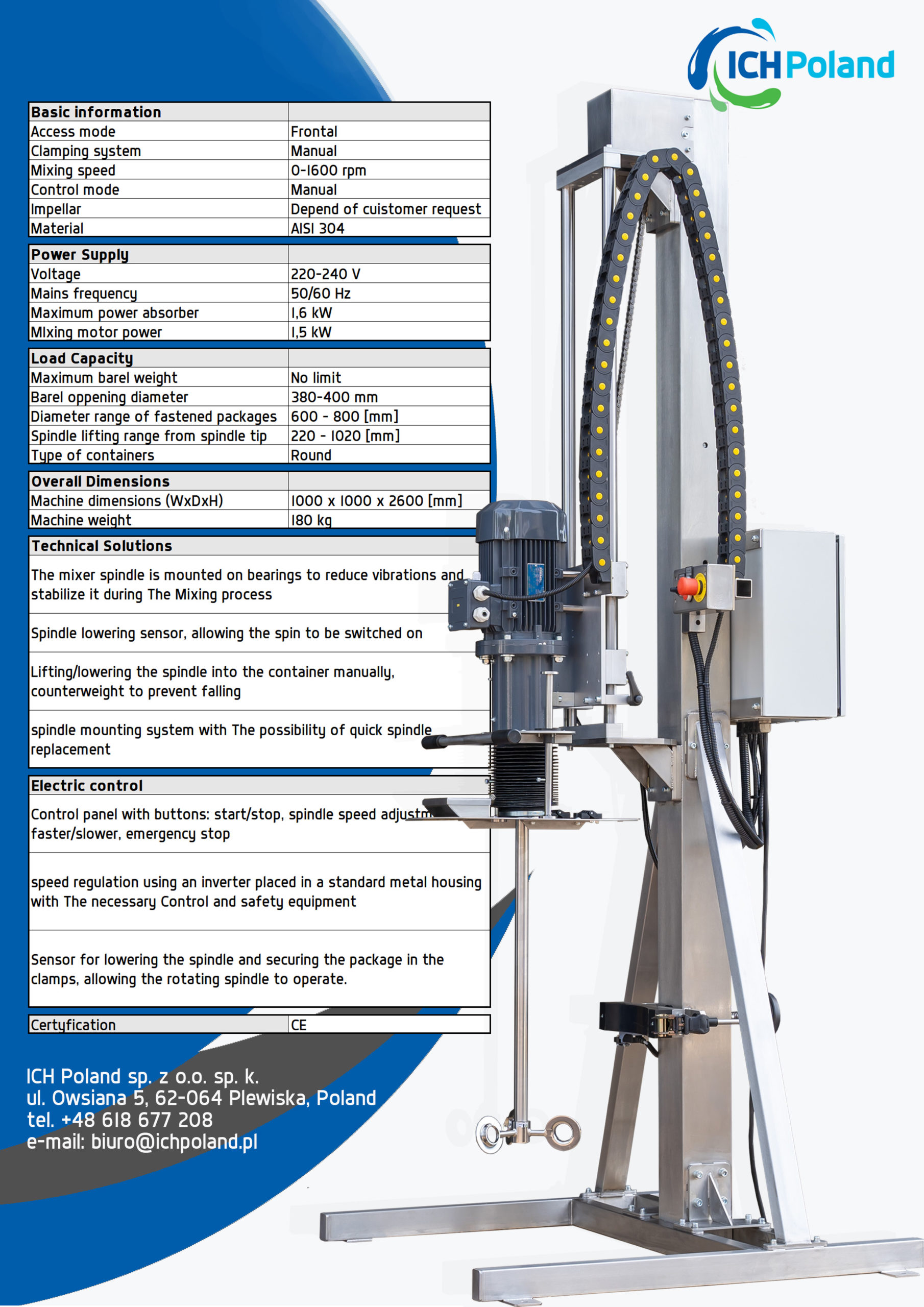 Wrzeciono 200L - zdjęcie 2
