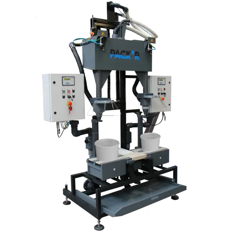 Semi-automatic pail filling machine