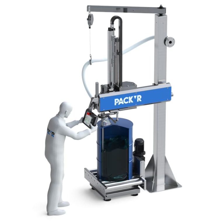 Semi-automatic IBC tank and drum filler